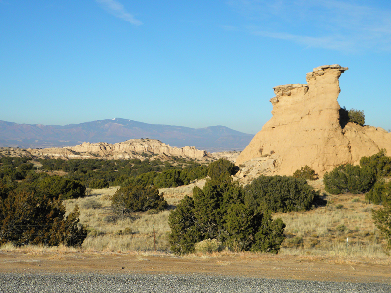 Los Alamos Daily Photo View of the Jemez Mountains from the Road to