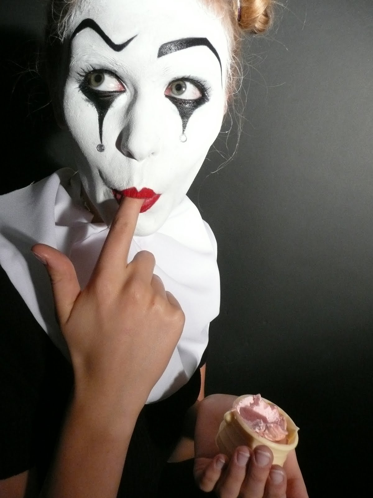 Pierrot Clown Face