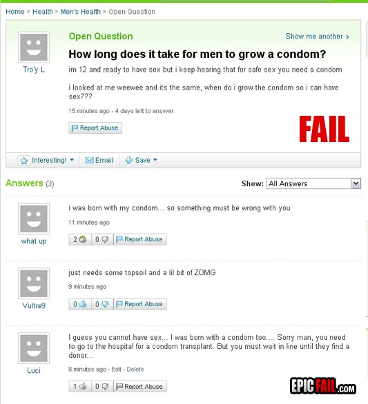 Condom Epic Fail DAL Portal