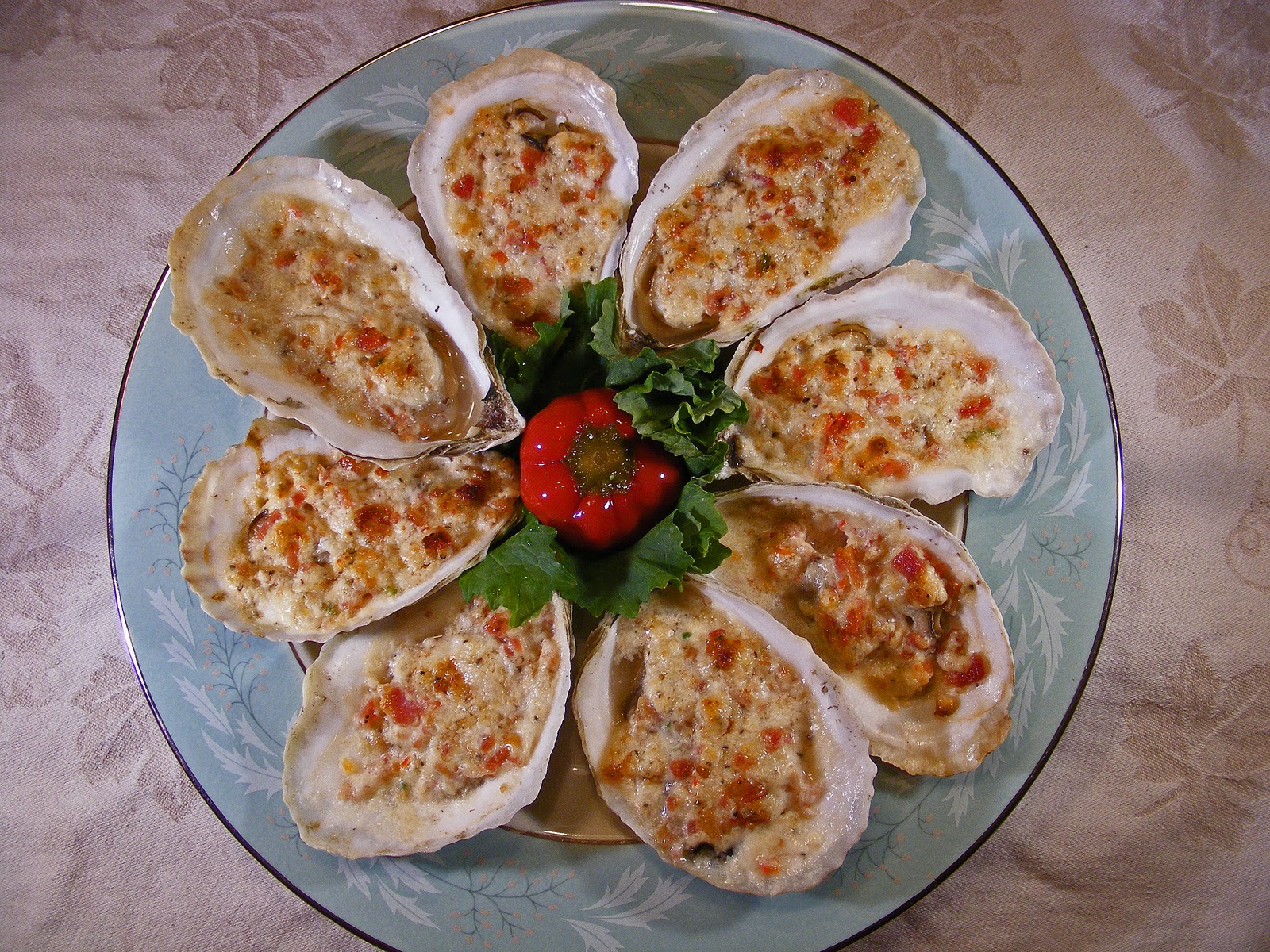 Oysters casino martha stewart