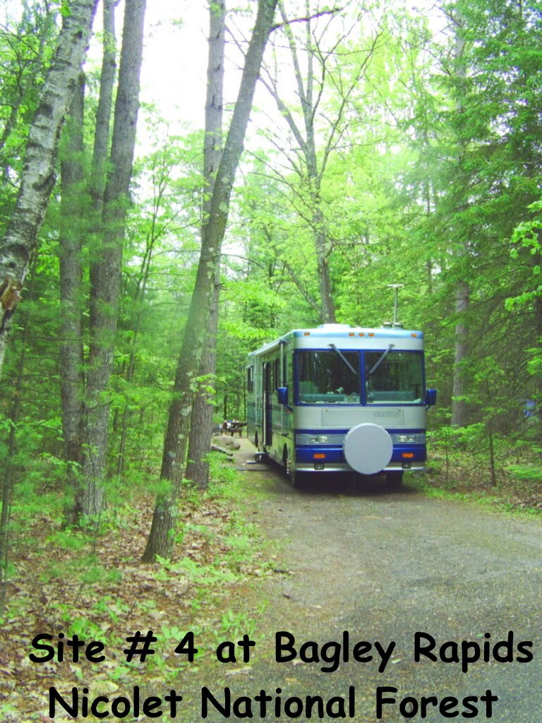 RVing The USA is our BIG Backyard Camping Bagley Rapids Nicolet