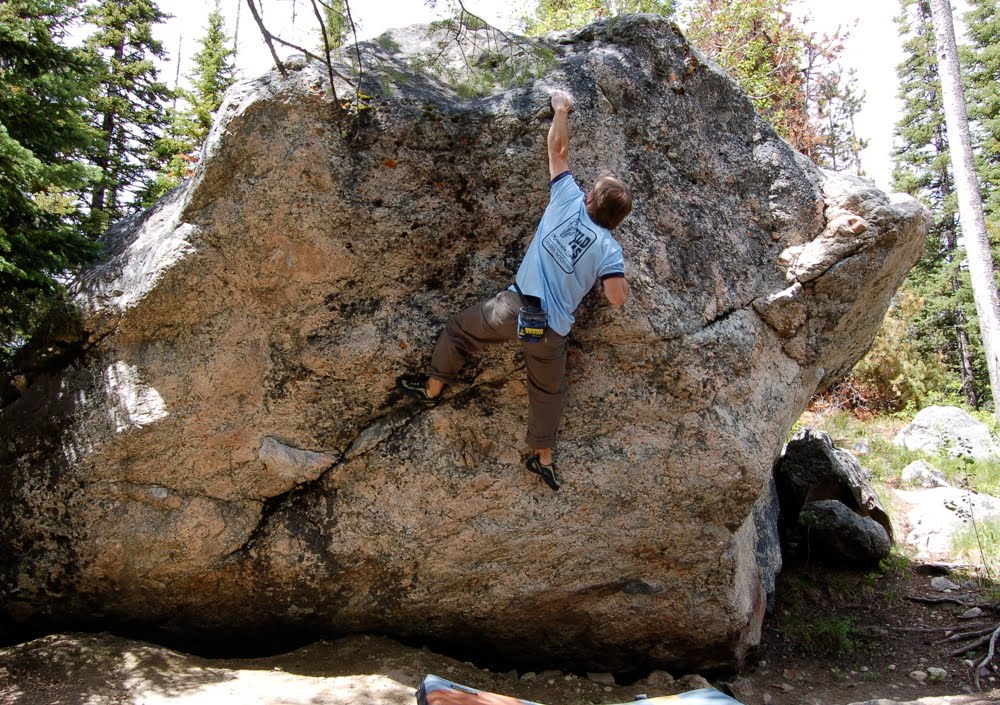 Gneiss Bouldering in Wyoming