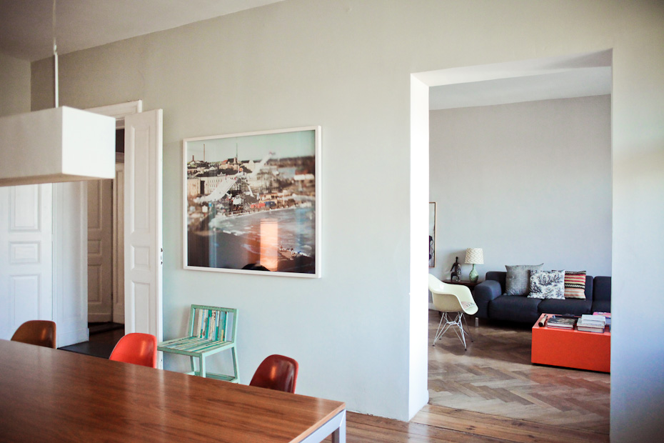 Tolle Wohnzimmer-Kombi in grau orange | connys diary Tolle Wohnzimmer-Kombi in grau orange | connys diary