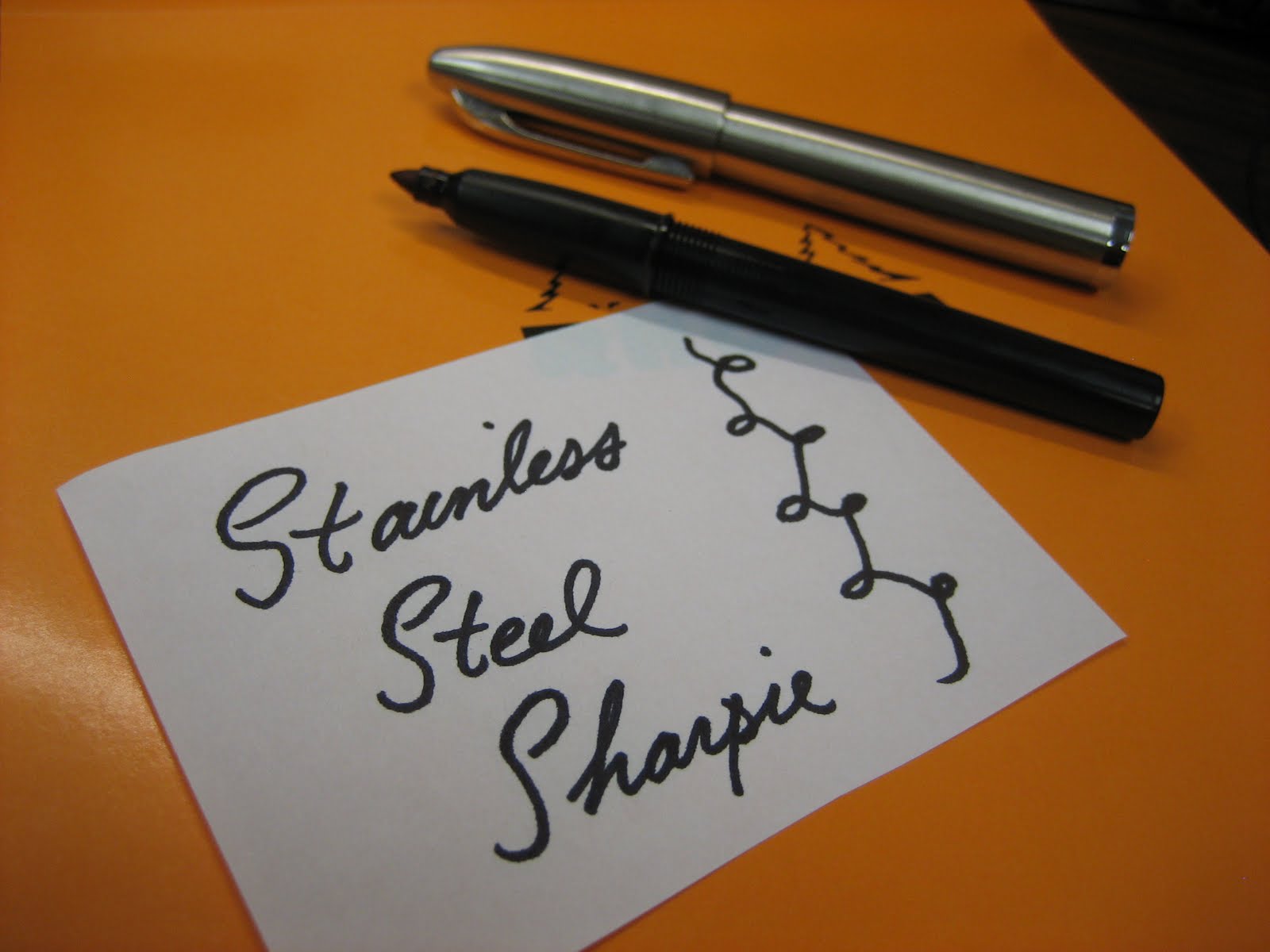 The Penny Writer. Stainless Steel Sharpie Review
