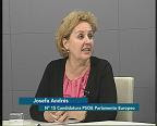 Entrevista a Pepa Andrés, candidata al PE por el PSOE elecciones 7 de junio de 2009 27-5-09