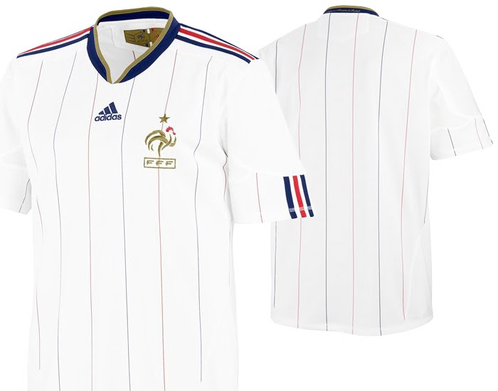 france striped away kit
