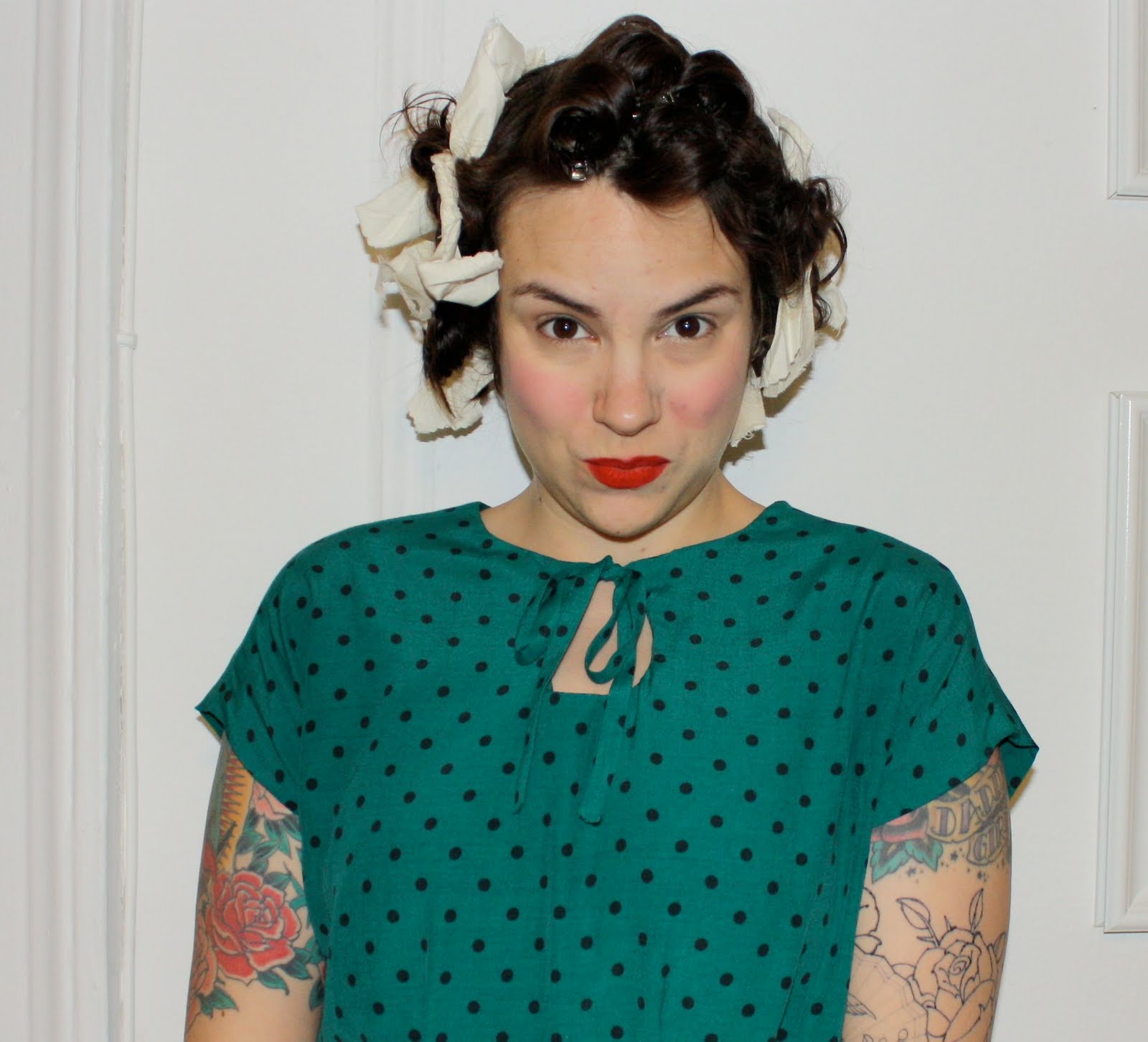 Gertie S New Blog For Better Sewing Rag Curls And Ruby Woo
