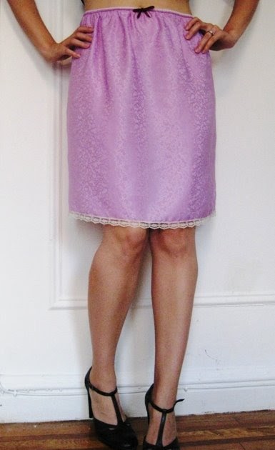 cotton batiste half slip
