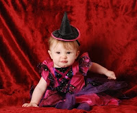 halloween baby witch wallpaper