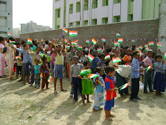 Independence Day Celebrations with Underprivilaged children - Noida - 2007