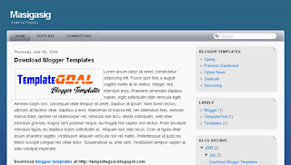 Masigasig excellent Blogger templates