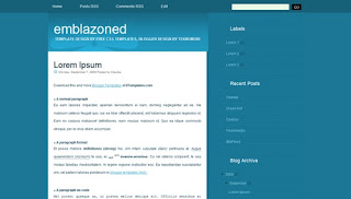 Emblazoned Blogger Template