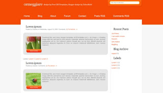 Ormeggiare Blogger Template