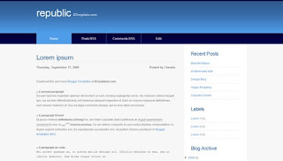 Republic Blogger Template