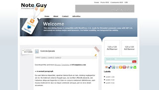 Note Guy Blogger Template