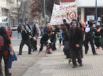 intervención callejera "NOS TIENEN MIEDO"