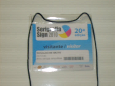 porta credencial com cordão de polipropileno