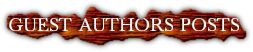 GUEST AUTHORS BLOG