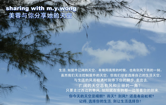 sharing with m.y.wong 美蓉与你分享她的天空