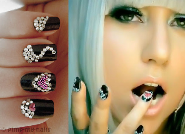 bling lady gaga poker face inspired