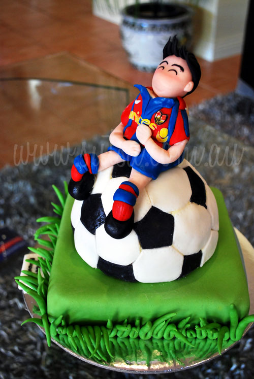 a little baking memoir barcelona soccer cake