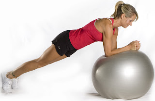 Stability Ball Plank