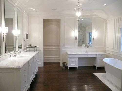 Haven and Home: Wood Bathroom Floors, What Do You Think?
