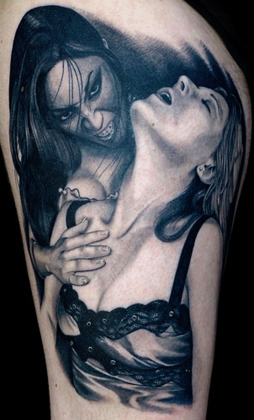 /obsessed-buffy-fans-tattoo-photo: Size:451x601 - 55k: Vampire Tattoos