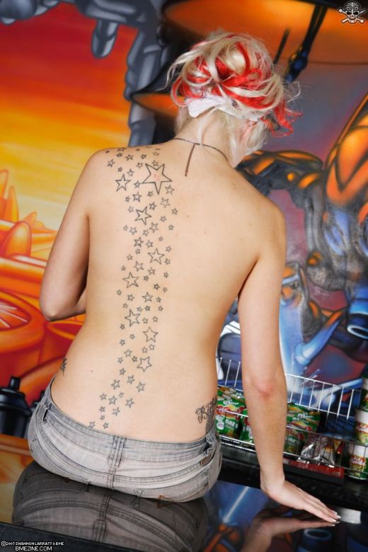 star neck tattoos. Star Neck Tattoo.