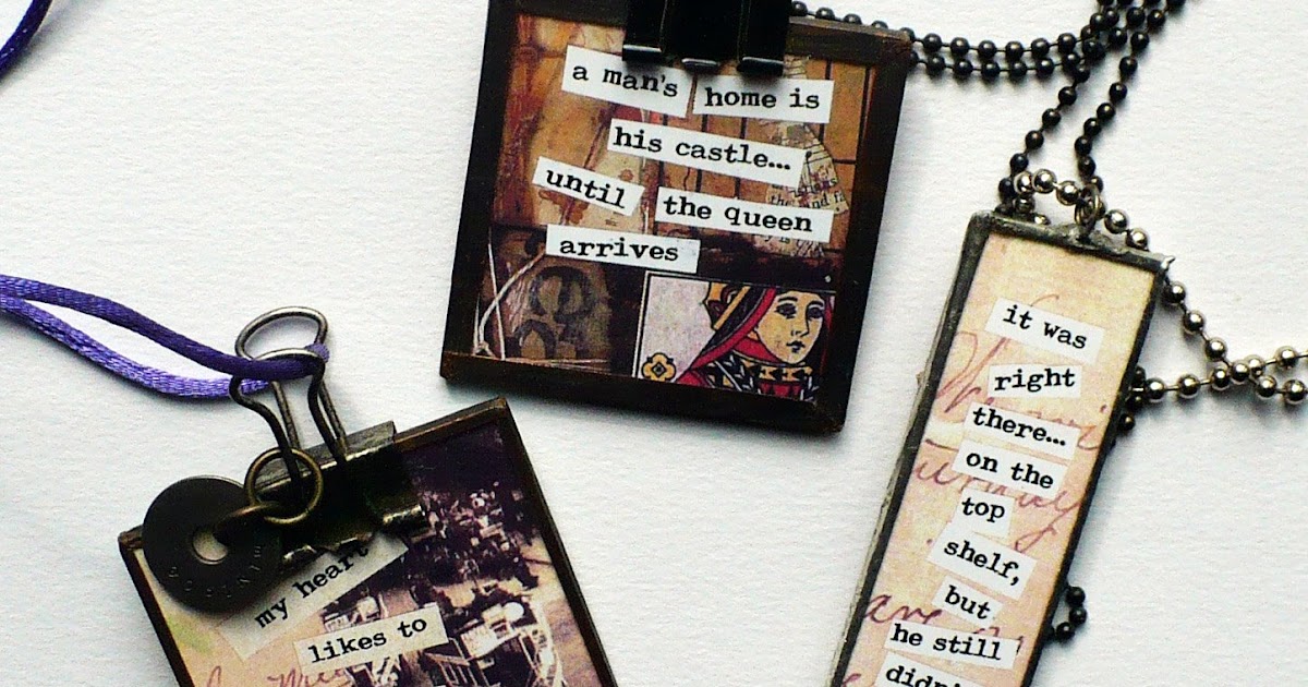 Wingdoodle Glass Slide Necklace Class