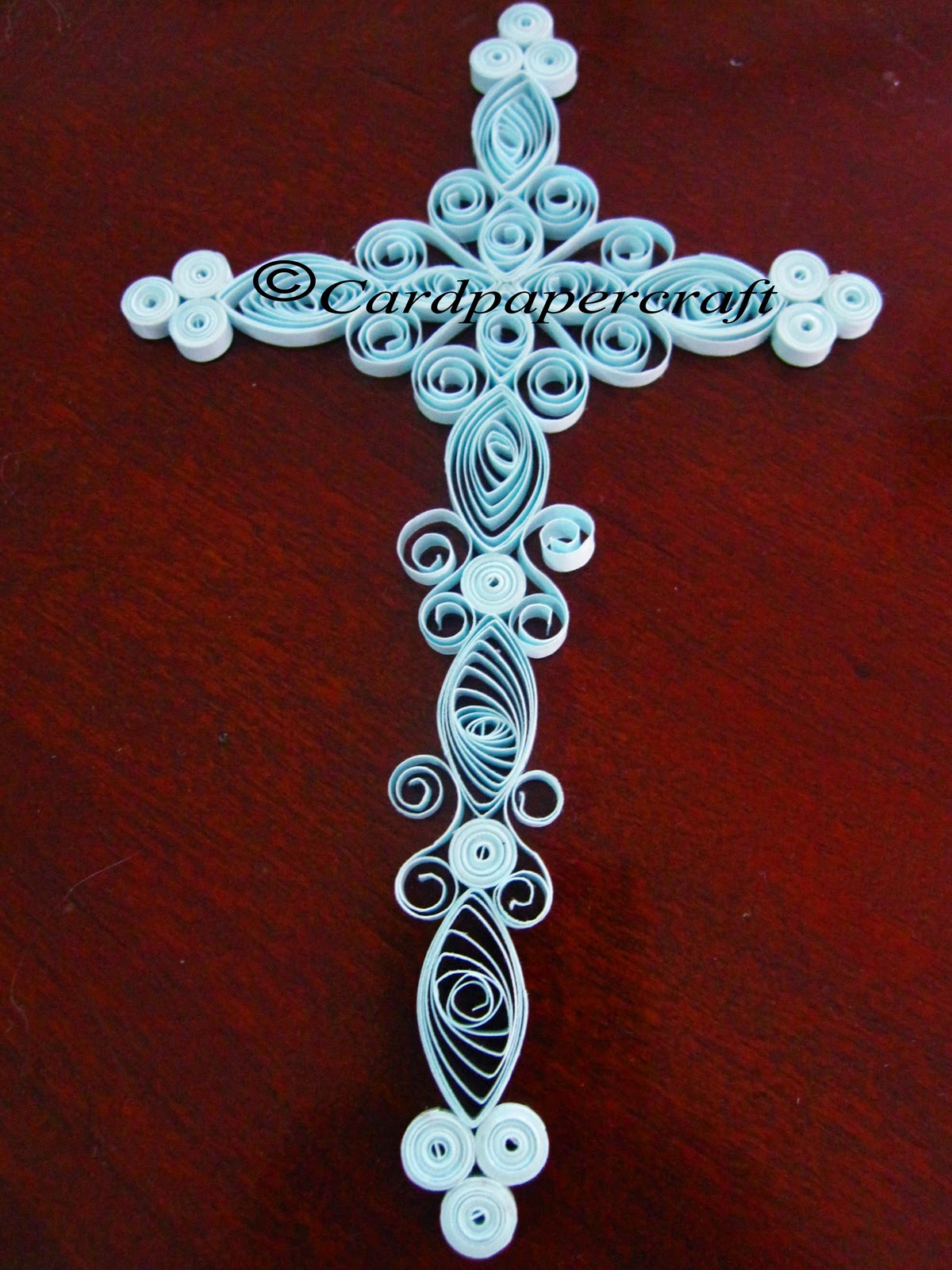 Card & Paper Craft Quilling Cross
