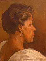 August Cook - Pearl - oil on canvas