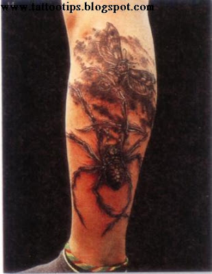 Legs Spider Tattoos Photo