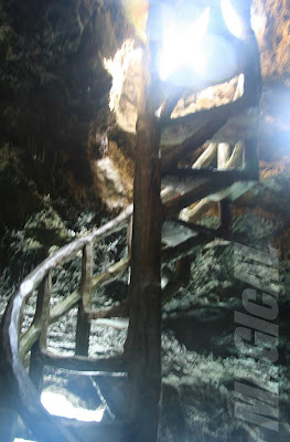Steps of Crystal Cave