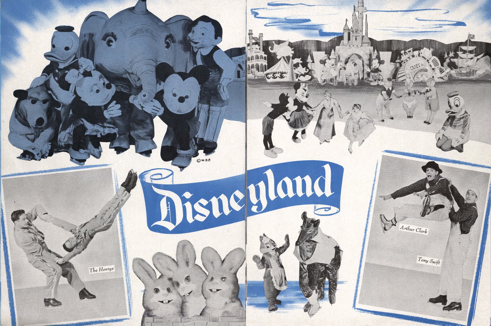 Vintage Disneyland Tickets The Sphere July 1955 / Ice Capades 1957