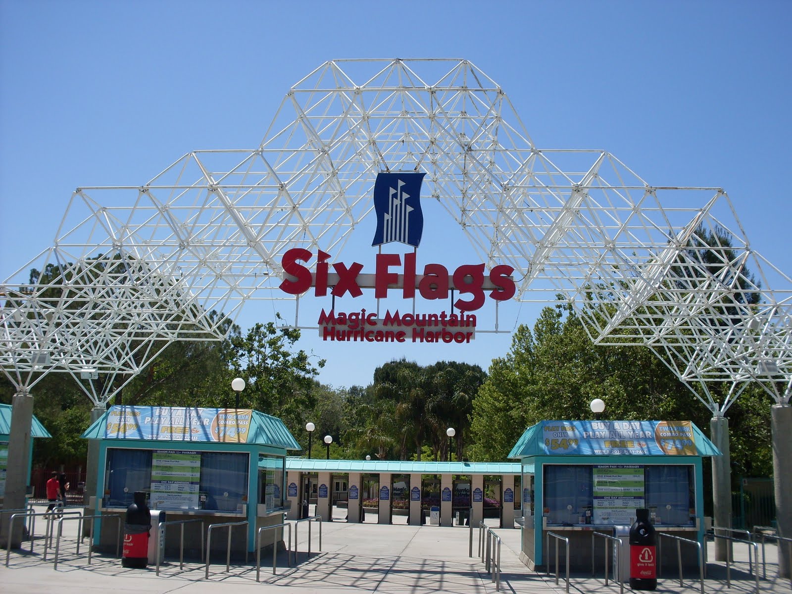 Vintage Disneyland Tickets Magic Mountain Trip Report May 2010