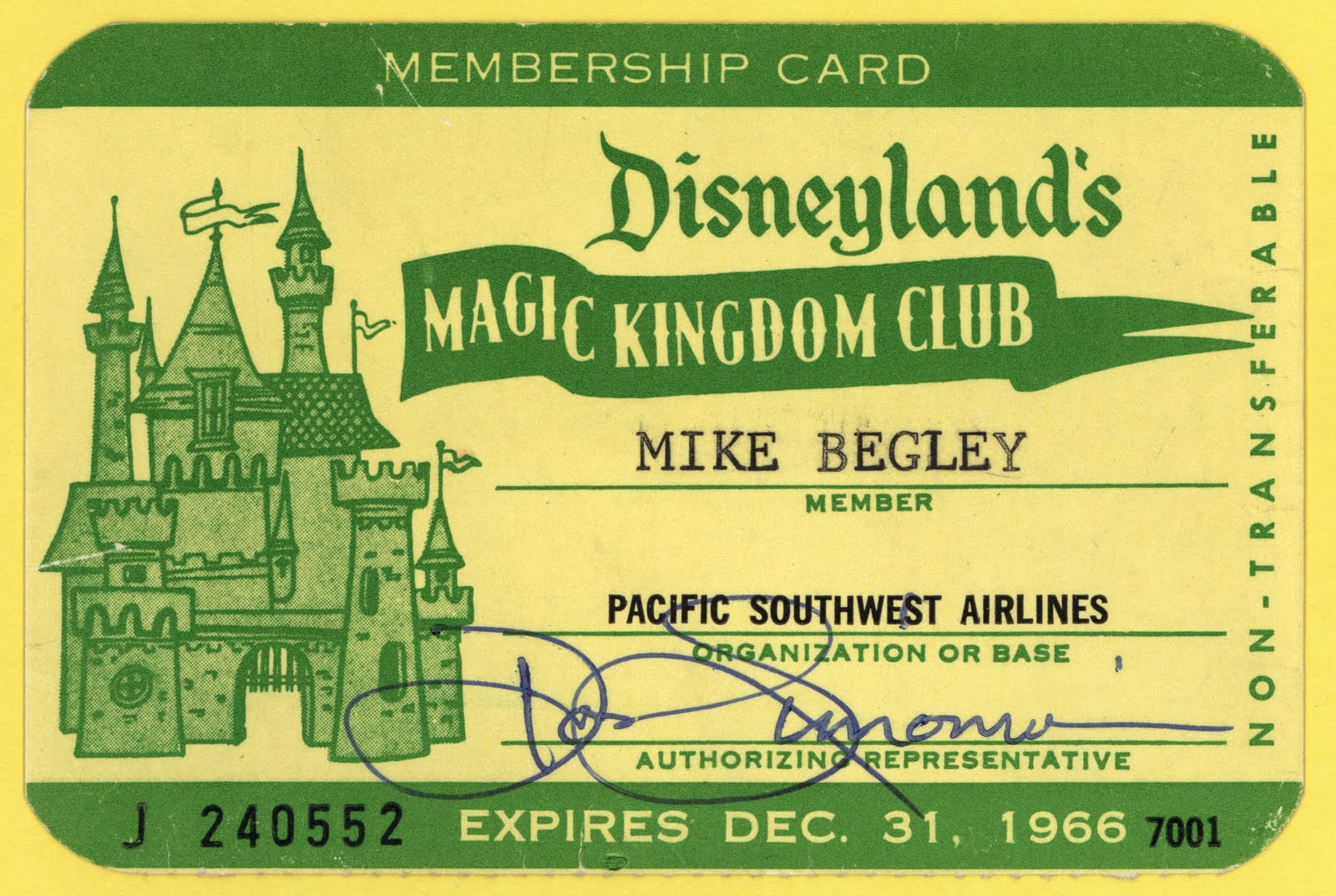 club membership cards