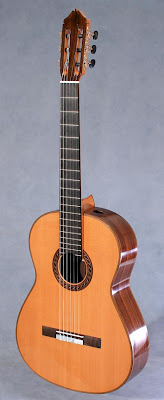 Kenny Hill Signature classical guitar lattice brace, lattice bracing