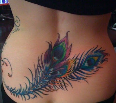 eagle feather tattoo. Peacock Feathers Tattoo