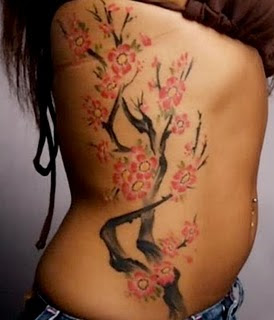 Pictures of Japanese Cherry Blossom Tattoo Designs