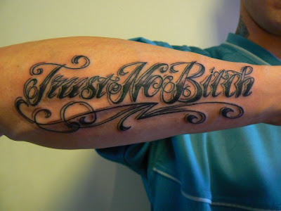 tattoo lettering script. cursive letters tattoo.
