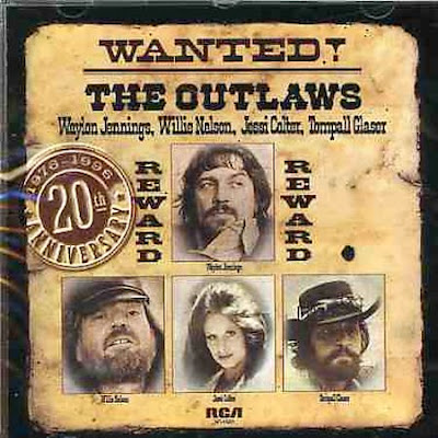 Primer disco del año Willie+Nelson+%26+Waylon+Jennings+-+Wanted!+The+Outlaws+-+front