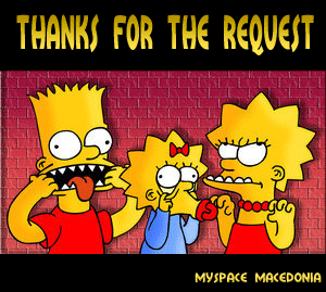 Thanks For The Request Comments - The Simpsons (Bart, Maggie, Lisa) (The Simpsons family, yellow, orange, red, brown, blue)