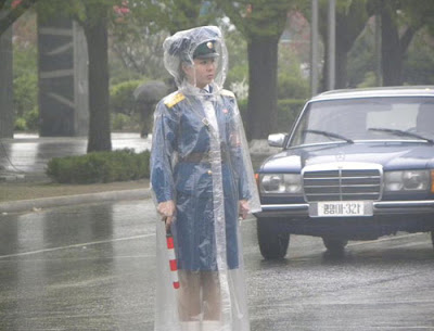 朝鮮女交警 朝鮮平壤女交警