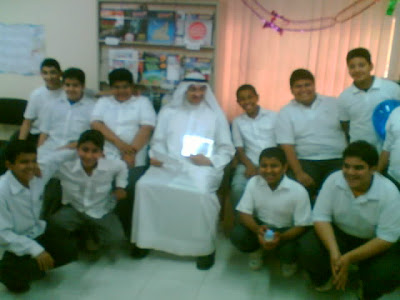 مكتبة مدرسة الحسن بن الهيثم م بنين السيد المدير في ضيافة أصدقاء المكتبة