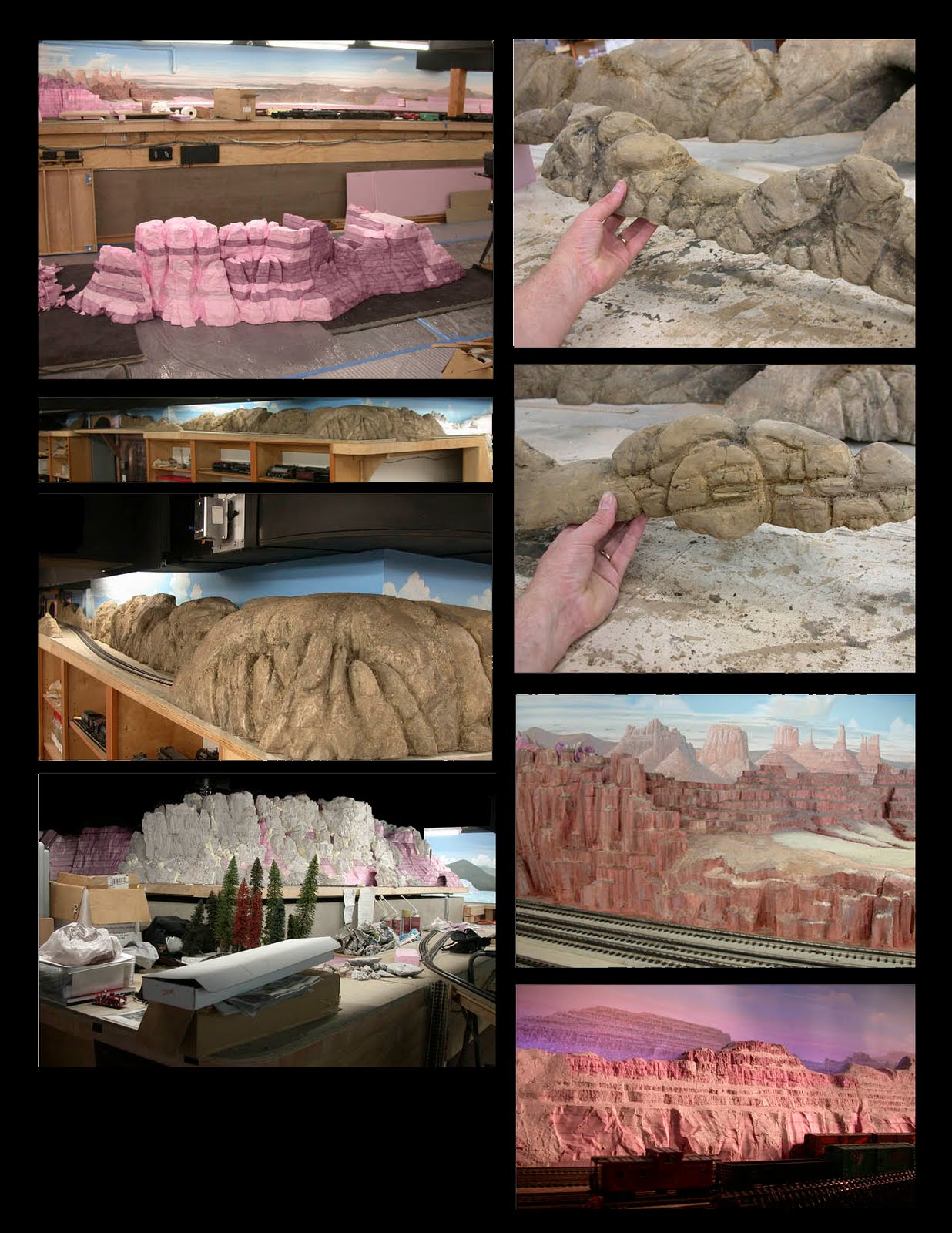 terrain+variations+from+foam.jpg (1236×1600) Model trains, Model