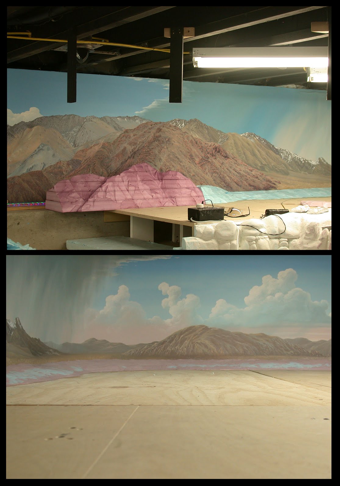 The Art Of Todd Gamble Extending Mountain Range From The Painted