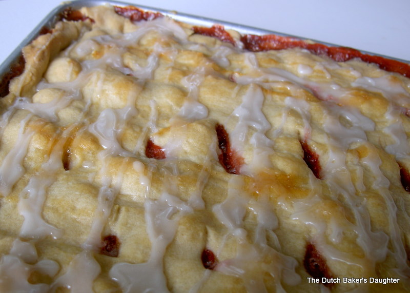 The Dutch Baker's Daughter StrawberryRhubarb Slab Pie