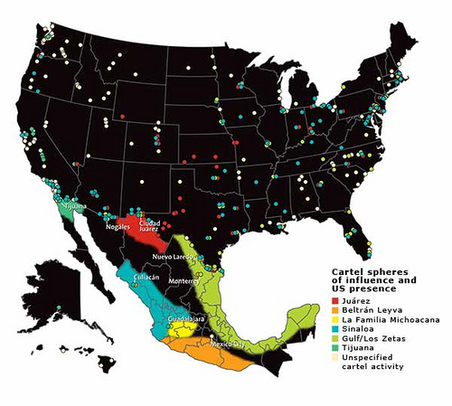 Ejecución firmada por ‘La Familia Mapa+carteles+droga+mexico+3