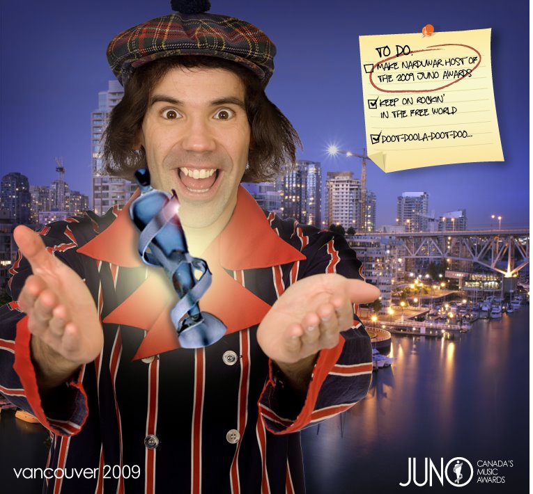 Nardwuar for the Junos!
